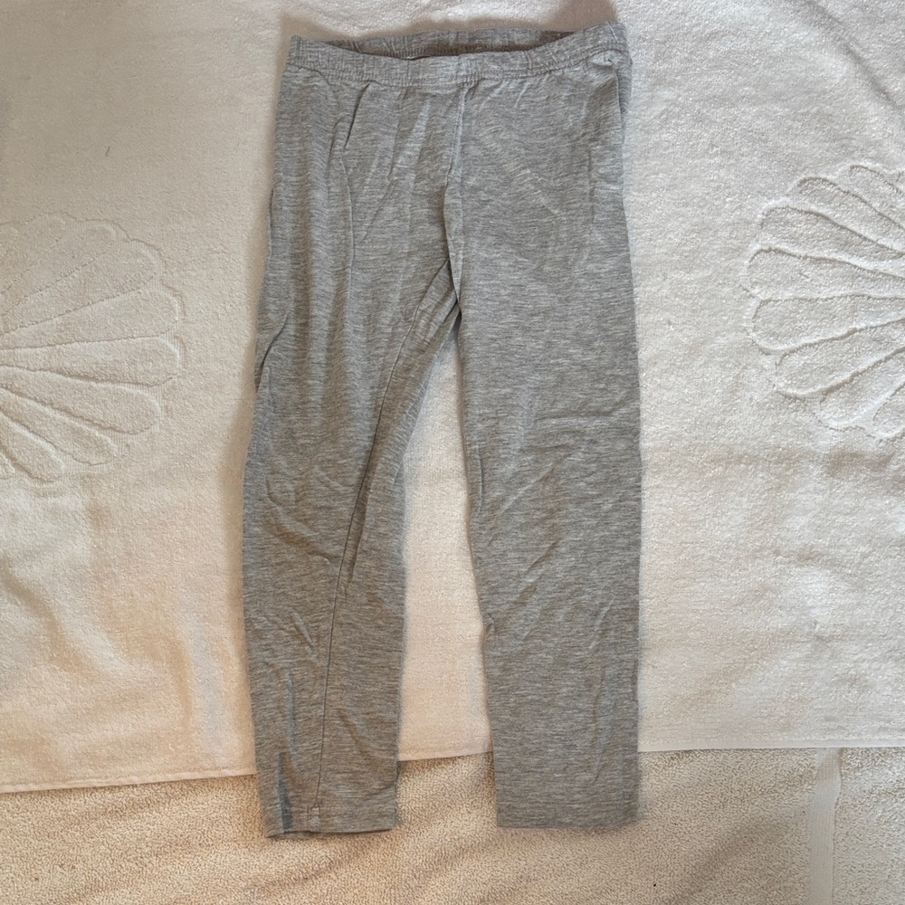 Basic Editions Gray Kids Leggings